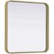Remy 24 X 24 inch Brass Mirror