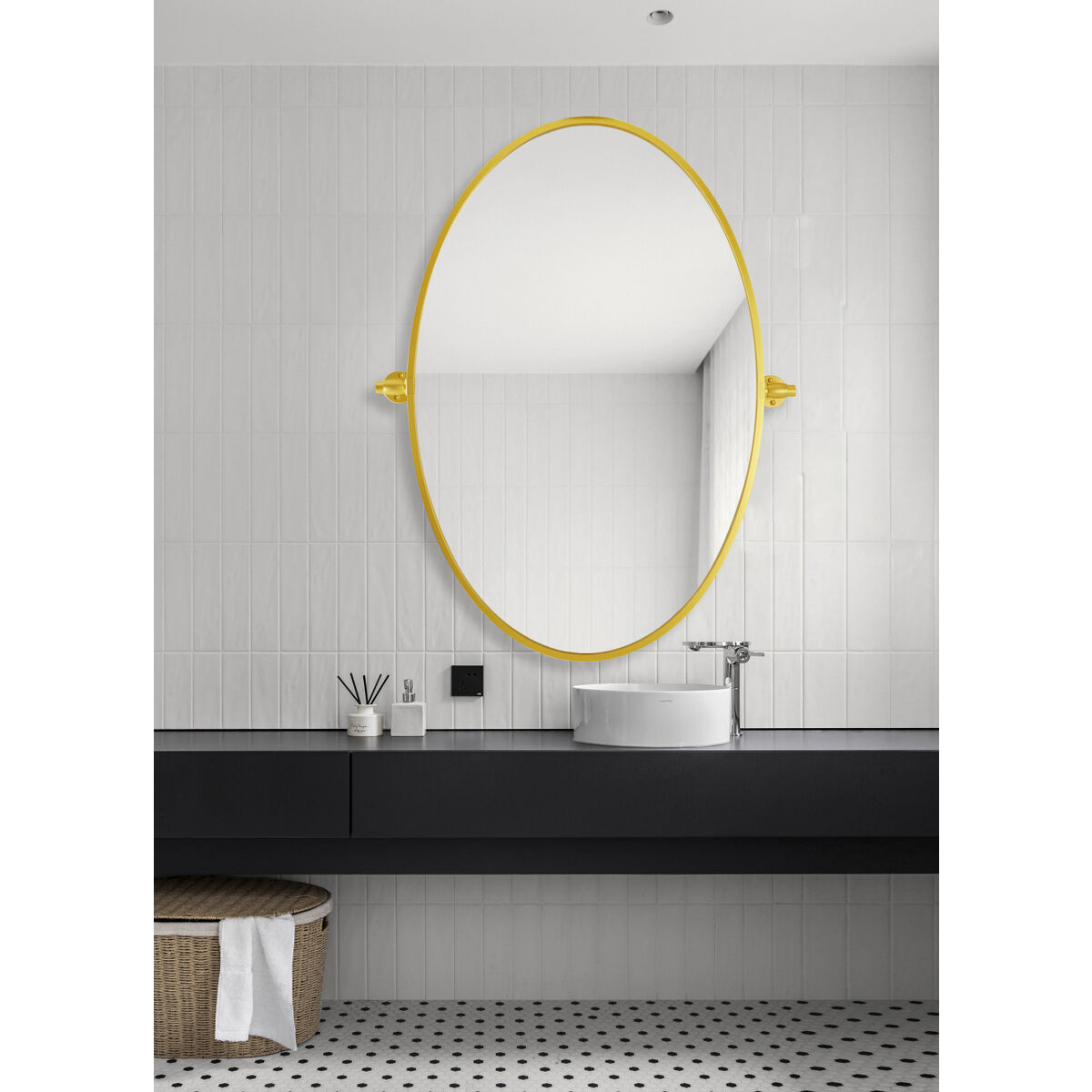 Everly 32 X 21 inch Gold Mirror