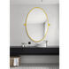 Everly 32 X 21 inch Gold Mirror