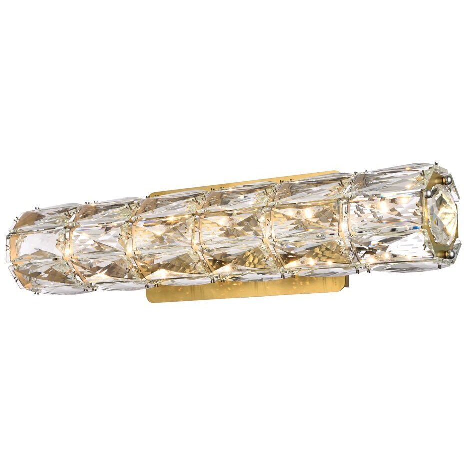 Valetta 1 Light 4 inch Gold Linear Wall Sconce Wall Light