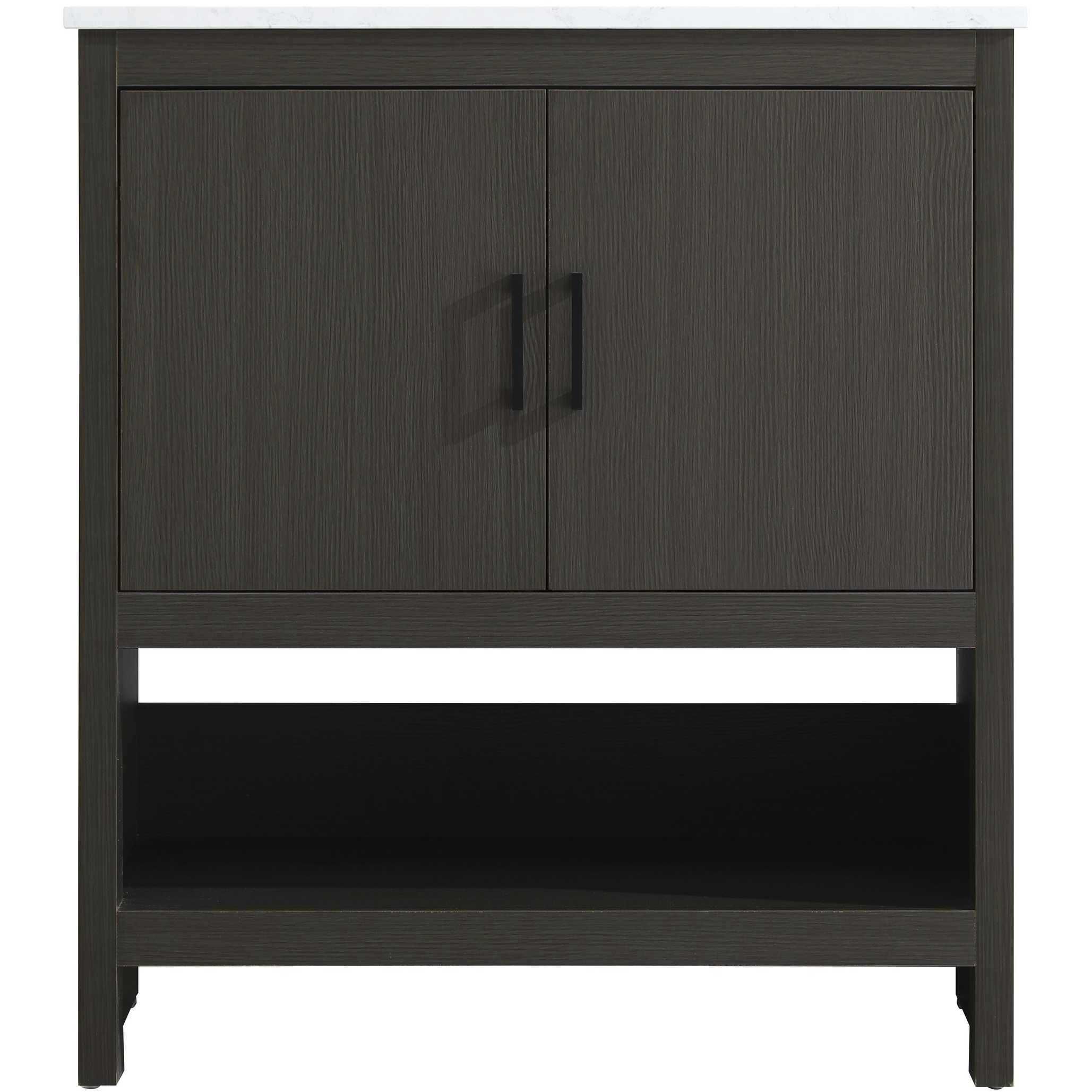 Ira 30 X 34 inch Mocha Brown Bathroom Vanity Cabinet