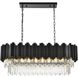 Willow 9 Light 14 inch Black Chandelier Ceiling Light