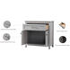 Adian Grey Bathroom Storage Cabinet
