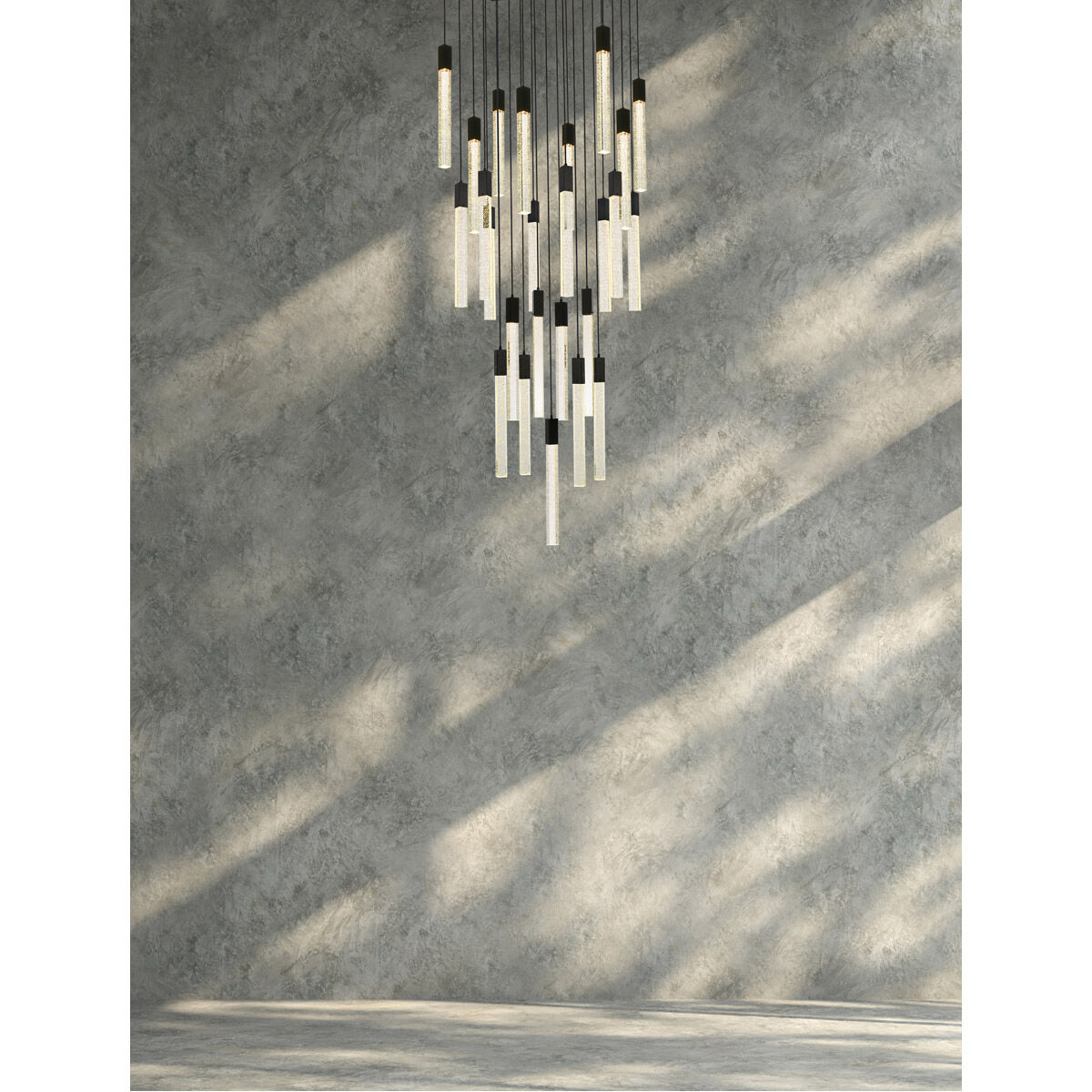Weston 25 Light 36 inch Black Pendant Ceiling Light