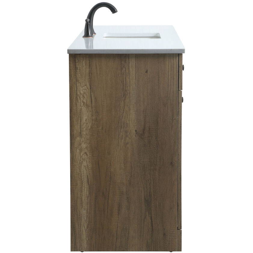 Cooper 60 X 19 X 34 inch Natural Oak Vanity Sink Set