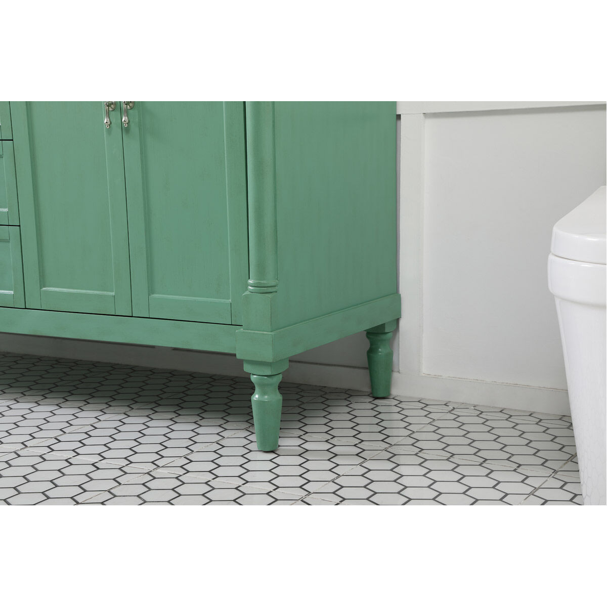 Lexington 60 X 22 X 35 inch Vintage Mint Vanity Sink Set