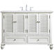 Rhodes 48 X 48 X 35 inch Antique White and Brushed Nickel Vanity Sink Set