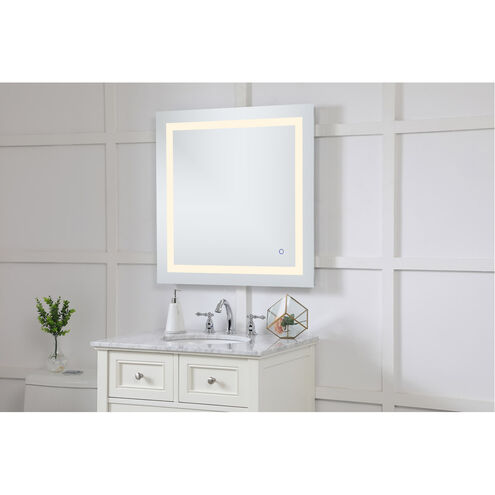 Helios 30 X 30 inch Silver Lighted Wall Mirror