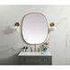Brynn 36 X 30 inch Brass Mirror in 30 x 36