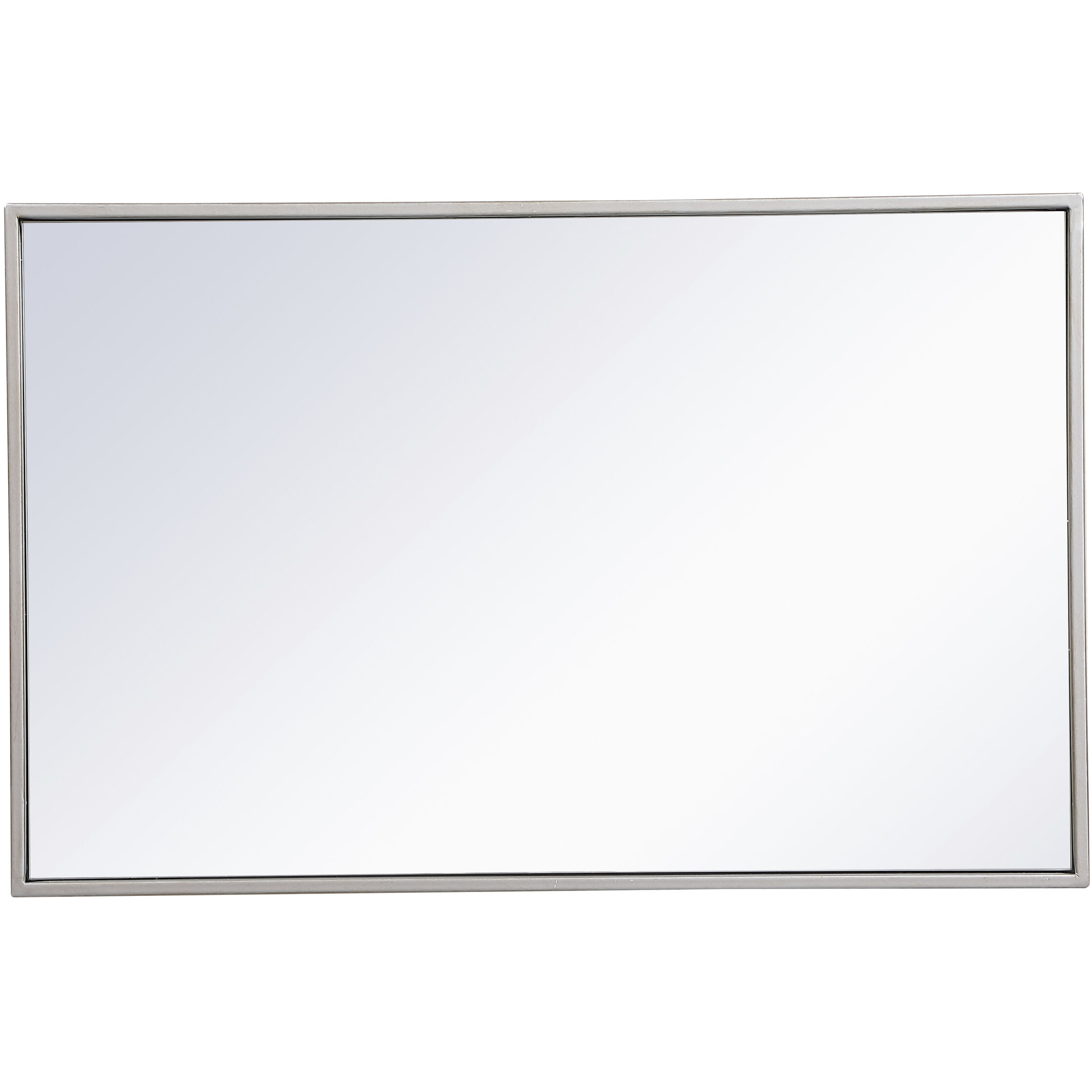 Monet 28 X 18 inch Sliver Wall Mirror in Silver