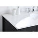 Irene 48 X 22 X 34 inch Black Vanity Sink Set