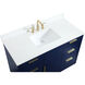 Blake 48 X 22 X 34 inch Blue Vanity Sink Set