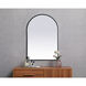 Ayra 40 X 27 inch Black Mirror in 27 x 40