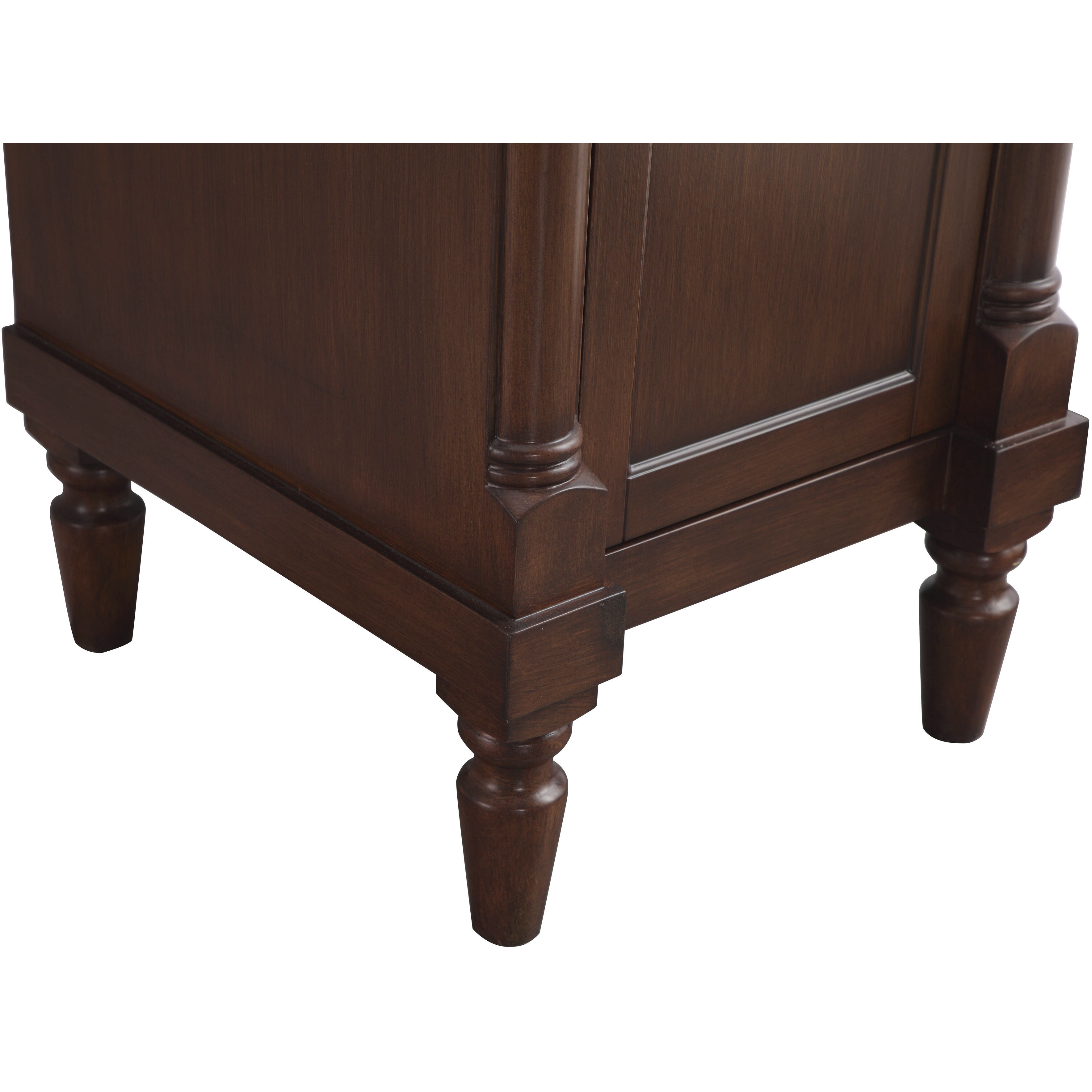 Lexington 19 X 18 X 35 inch Walnut Vanity Sink Set 