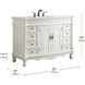 Bordeaux 48 X 22 X 36 inch Antique White Vanity Sink Set