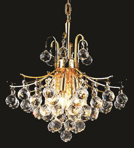 Toureg 6 Light 16 inch Gold Dining Chandelier Ceiling Light in Elegant Cut