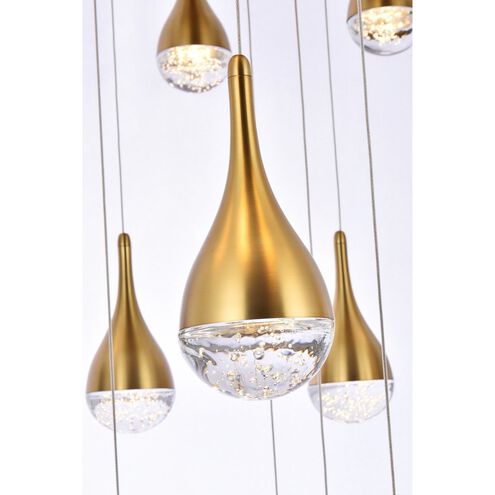 Amherst 16 Light 36 inch Satin Gold Chandelier Ceiling Light