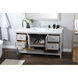 Theo 60 X 22 X 34 inch Gray Vanity Sink Set