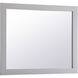 Aqua 36 X 30 inch Grey Wall Mirror