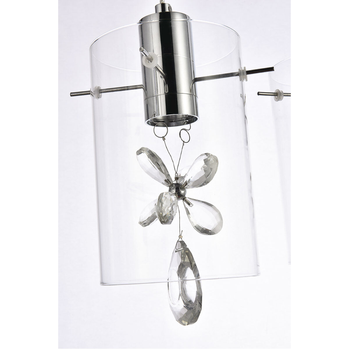 Hana 8 Light 18 inch Chrome Pendant Ceiling Light