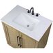 Chase 30 X 34 inch Linen Oak Bathroom Vanity Cabinet