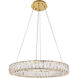 Monroe 24 inch Gold Chandelier Ceiling Light