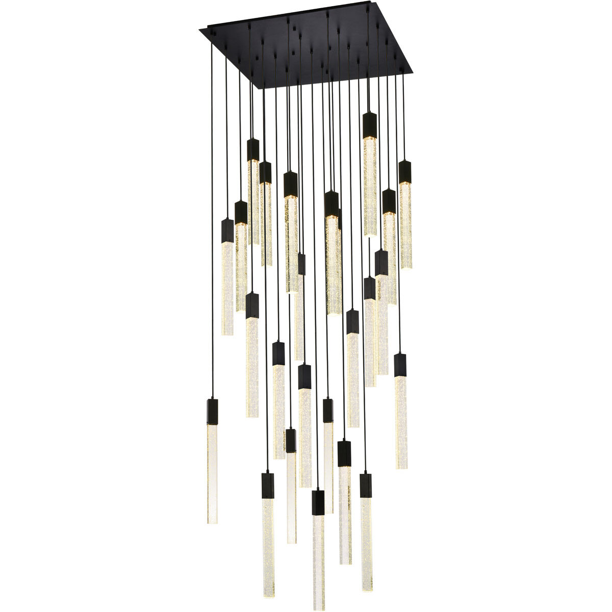 Weston 25 Light 36 inch Black Pendant Ceiling Light