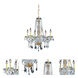 Verona 6 Light 24 inch Gold Dining Chandelier Ceiling Light in Clear, Royal Cut
