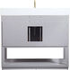 Larkin 42 X 22 X 34 inch Grey Vanity Sink Set in Gray