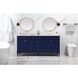 Bennett 72 X 21 X 35 inch Blue Vanity Sink Set