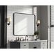 Remy 36 X 30 inch Black Mirror