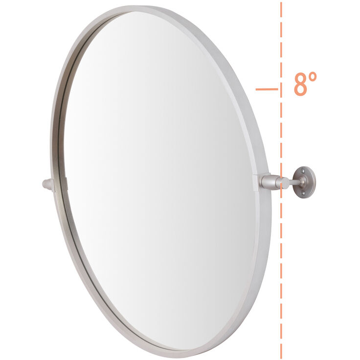 Everly 24 X 24 inch Silver Mirror