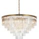 Sydney 33 Light 44 inch Satin Gold Chandelier Ceiling Light