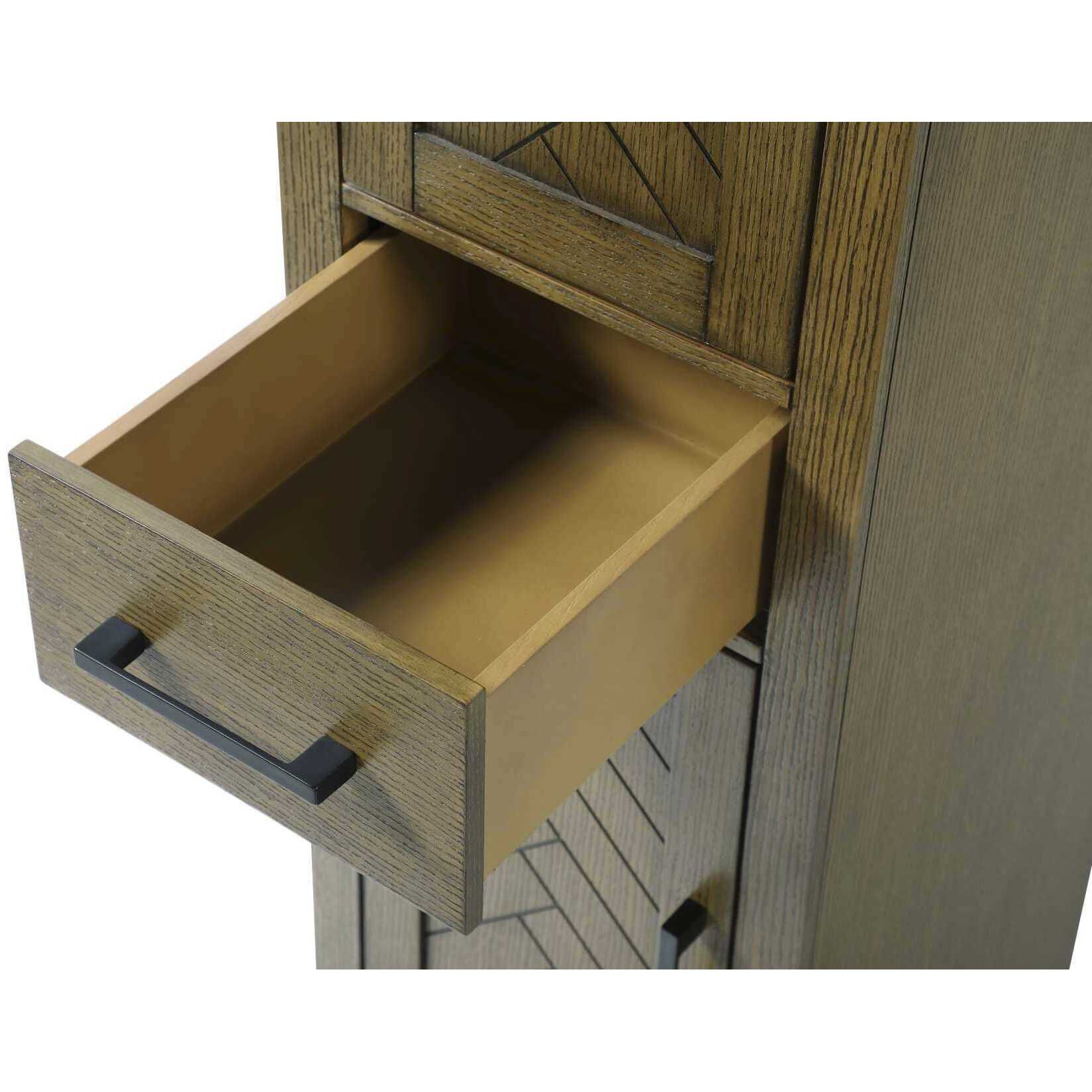 Chase Hazel Oak Bathroom Storage Cabinet