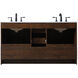 Soma 60 X 19 X 34 inch Expresso Vanity Sink Set