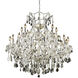 Maria Theresa 24 Light 36 inch Chrome Dining Chandelier Ceiling Light in Clear, Royal Cut