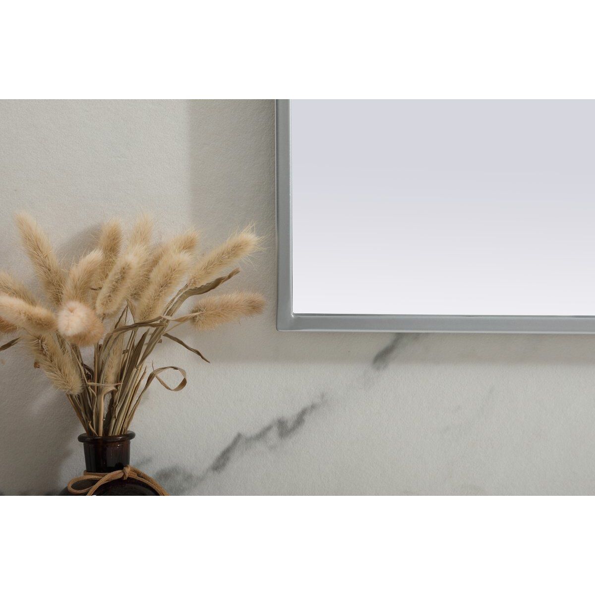 Blaire 36 X 24 inch Silver Mirror