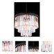 Sydney 6 Light 20 inch Matte Black Pendant Ceiling Light in Clear, Urban Classic