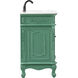 Danville 48 X 21 X 36 inch Vintage Mint Vanity Sink Set