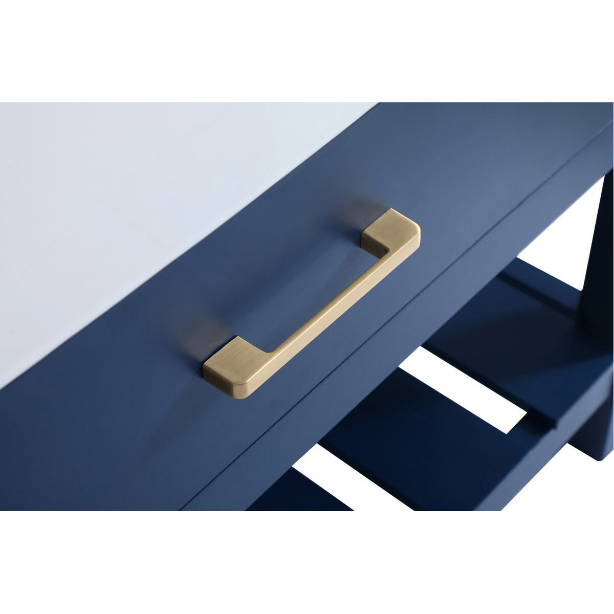 Clement 36 X 22 X 34.13 inch Blue Bathroom Vanity Cabinet