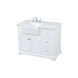 Franklin 42 X 22 X 35 inch White Bathroom Vanity Cabinet