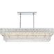 Emilia 8 Light 14 inch Chrome Chandelier Ceiling Light
