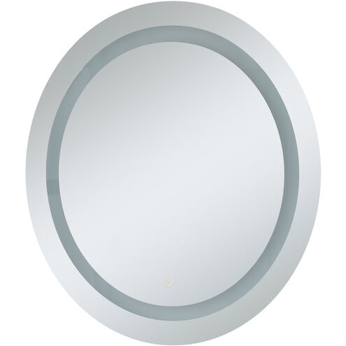 Helios 28 X 28 inch Silver Lighted Wall Mirror