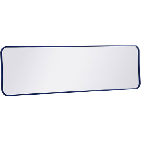 Evermore 60 X 18 inch Blue Mirror