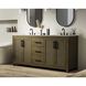 Alina 72 X 34 inch Hazel Oak Bathroom Vanity Cabinet