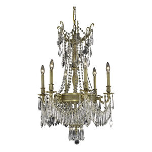 Esperanza 9 Light 22 inch French Gold Dining Chandelier Ceiling Light in Royal Cut