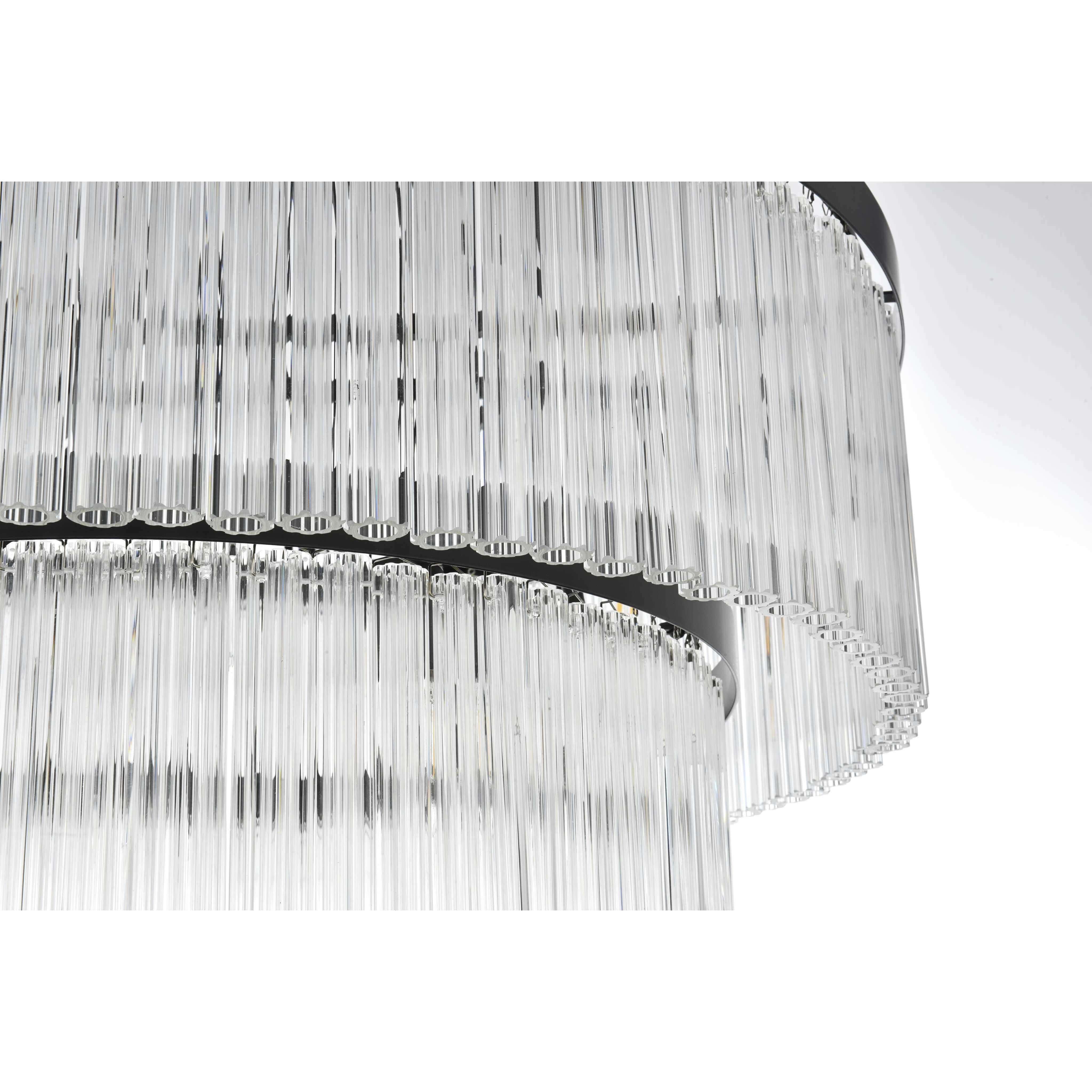 Harlow 14 Light 32 inch Black Chandelier Ceiling Light