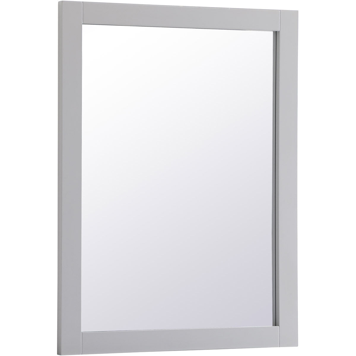 Aqua 32 X 24 inch Grey Wall Mirror in Gray