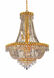 Century 12 Light 24 inch Gold Dining Chandelier Ceiling Light in Royal Cut