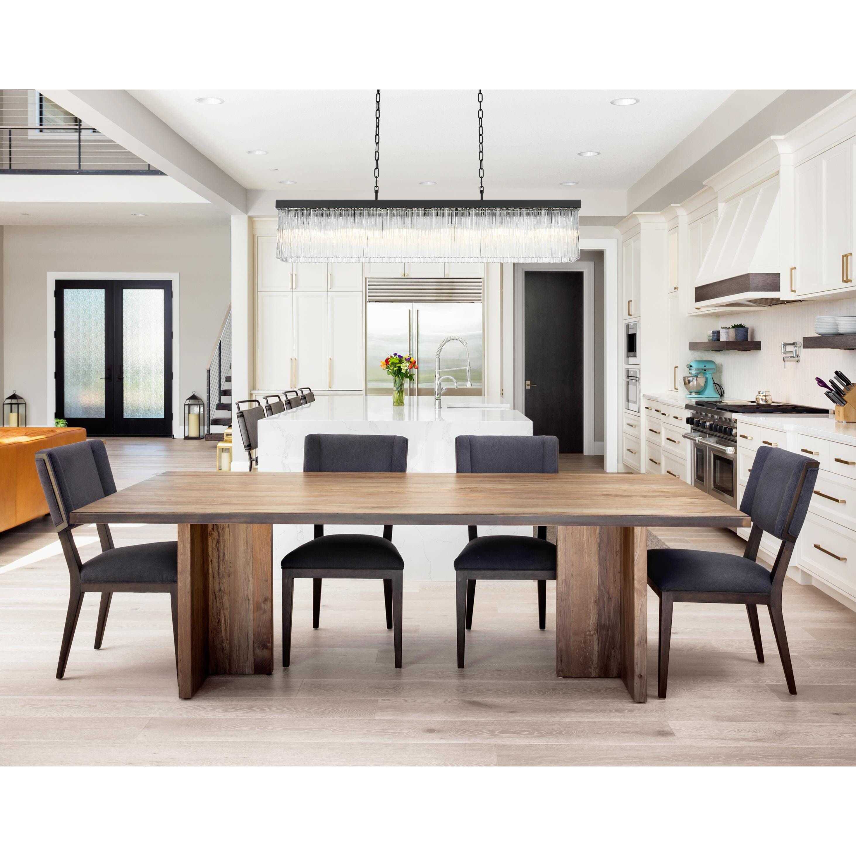 Harlow 6 Light 8 inch Black Chandelier Ceiling Light